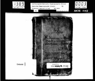 Regulierung des Gemeindebereichs und Errichtung eines Lokalstatuts in Borna