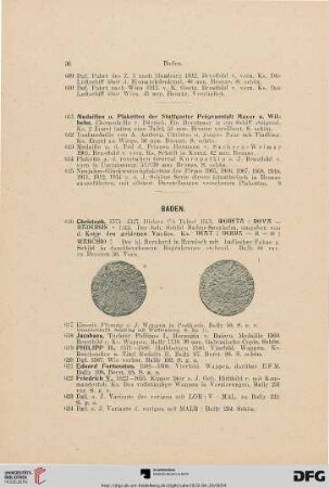 Baden (Nr. 616-742)
