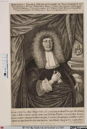 Bildnis Johann Thomae (od. Thomasius)