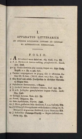 1-20, Folio - Quarto