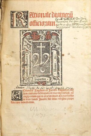 Rationale diuinoru[m] officiorum
