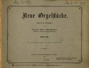 Neue Orgelstücke. 2. S. 29-56