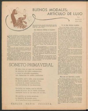 Buenos modales; articulo de lujo