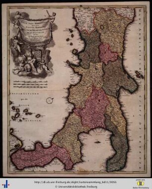 Italiae pars meridionalis; quae nunc Sceptri Hispanici Regnum. Neopolitanum