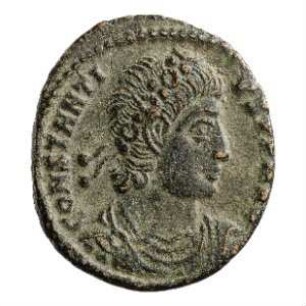 Münze, Aes 4, 347 - 348 n. Chr.