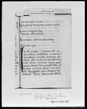 Lectionar — Initiale I(n illo tempore), Folio 45recto