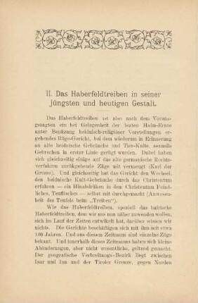 II. Das Haberfeldtreiben in seiner jüngsten und heutigen Gestalt