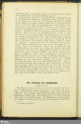 VII. Friedrich der Sanftmütige