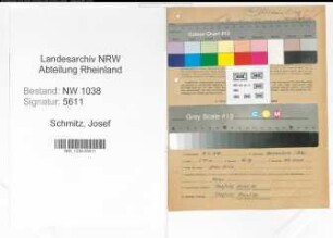 Entnazifizierung Josef Schmitz , geb. 15.03.1900 (Kriminalpolizist)