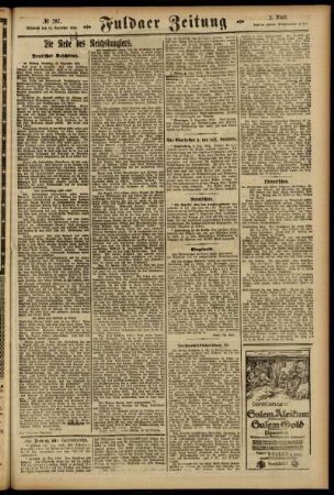 Zweite Ausgabe vom Mittwoch, den 13. Dezember 1916.