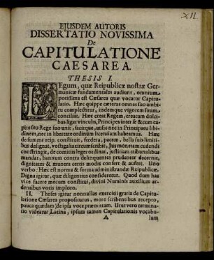 Thesis I. - XXIIX.