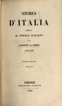 Storia d'Italia : (568 - 1815). 5,[2]