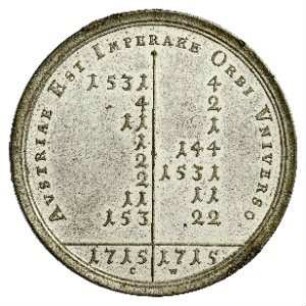 Medaille, 1715