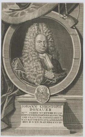 Bildnis des Iohann Christoph Donauer