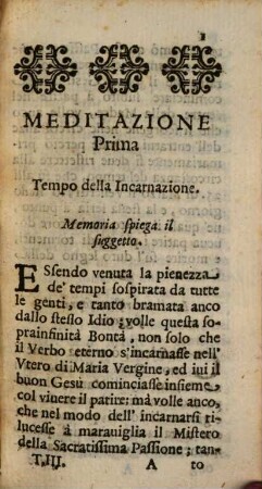 La passione del Signore, 3. Considerata nel ventre di Maria Vergine