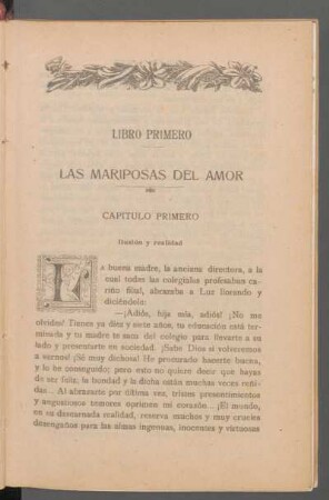 Libro primero - Las mariposas del amor