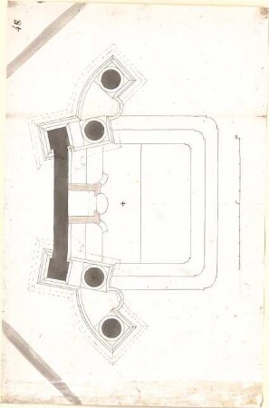 Pedetti, Peter Moritz (Maurizio); Eichstätt; Dom (Codex Aureatinus) - Grundriss