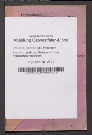 Erblasser: Lessmann, Lisette, geb. Rohde: