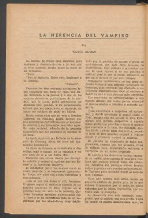 La herencia del vampiro