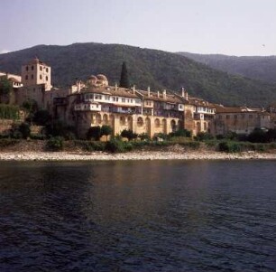 Griechenland, Athos, Kloster Xenofontos an der Westküste