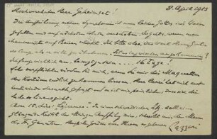 Brief an Ludwig Strecker  und B. Schott's Söhne : 08.04.1913