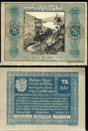 Spitz, Niederösterreich 75 Heller