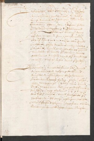 Schreiben: Angelegenheiten zwischen dem Kloster Cornelimünster und Johann von Efferen (Graf v. Stolberg?), 1585