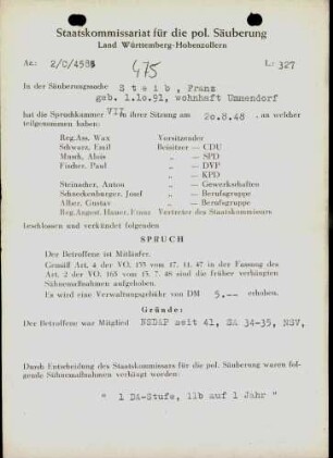 Steib, Franz