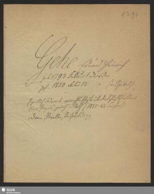 Nr. 93-94. Gehe, Eduard Heinrich