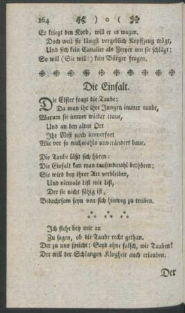 Die Einfalt