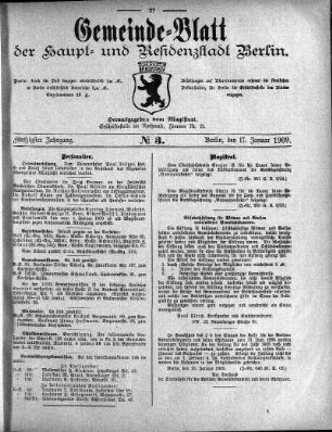 1909,3: No. 3, 17. Januar 1909