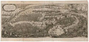 Militärische Karte über die Schlacht bei Lützen nahe Leipzig (Dreißigjähriger Krieg) 1632, aus: Matthäus Merians Theatrum Europaeum