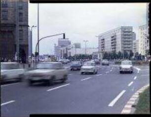 Die Karl-Marx-Allee in Berlin