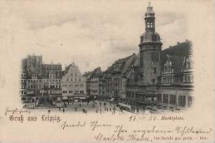 Gruß aus Leipzig: Marktplatz