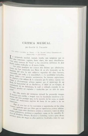 Crítica musical