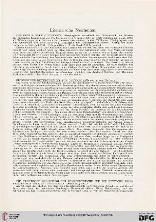 Literarische Neuheiten