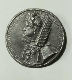 Medaille mit Bildnis der Erzherzogin von Österreich Margarethe Magdalena, Großherzogin von Etrurien