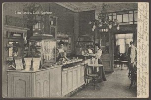 Ansichtskarte "Conditorei und Café Gerber", Hasenheide 39