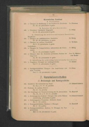 7. Kunstwissenschaften