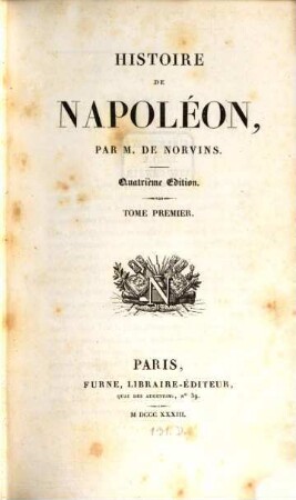 Histoire de Napoleon. 1