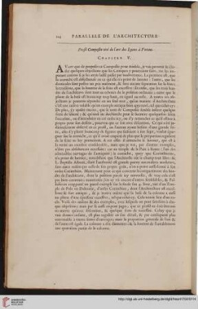 Profil Composite tiré de l’arc des Lyons à Verone: Chapitre V