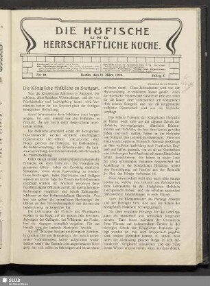 No. 10, 10. März 1905