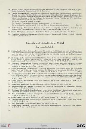 Deutsche und niederländische Möbel des 17.-18. Jahrhunderts (Nr. 289-302)