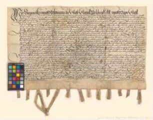Altmärkische und prignitzsche Städte verschreiben sich Johann Mundt zu Gardelegen über 500 Taler.