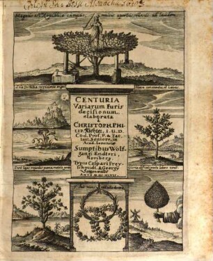 Pars ... Variarvm Iuris Decisionum, 1. in quibus De justitia, necessaria defensione, statutis, constitutionibus Principum ... divisionibus, & renunciationibus, aliisq[ue] materiis ... agitur ...