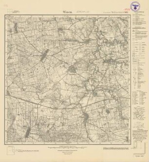 1885 (alte Nr.: 547) Wusen, Meßtischblatt (4cm - Karte)