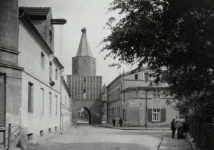 Pasewalk, Mühlentor : Pasewalk. Mühlentor. Feldseite