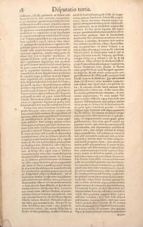 Dispvtatio Tertia De aliijs rebus quae peccata non sunt, arbitrantur tamen poenitentes scclera esse.