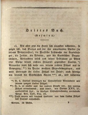 Arrian's von Nicomedien Werke, 3. Taktik, und Geschichte der Feldzüge Alexanders