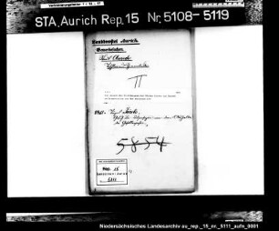 Das Gesuch des Tischlergesellen Tönjes Jacobs aus Upende um Dispensation von der Wanderpflicht